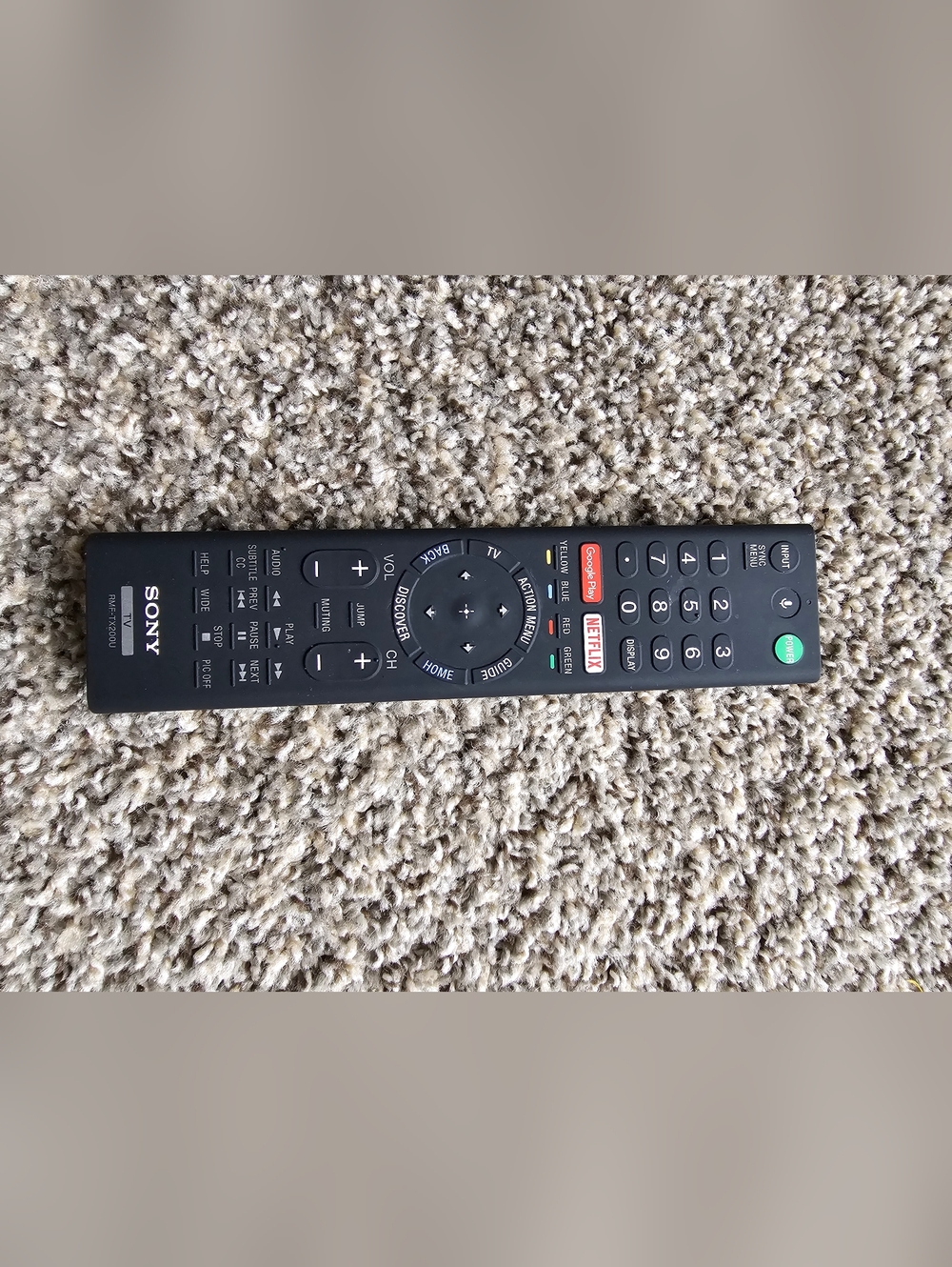 Sony Black In-Mirror Remote with Streaming Buttons